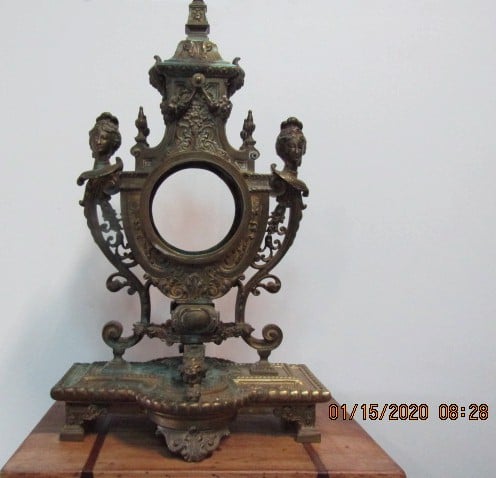 French Bronze v2 Clock Before Restoration