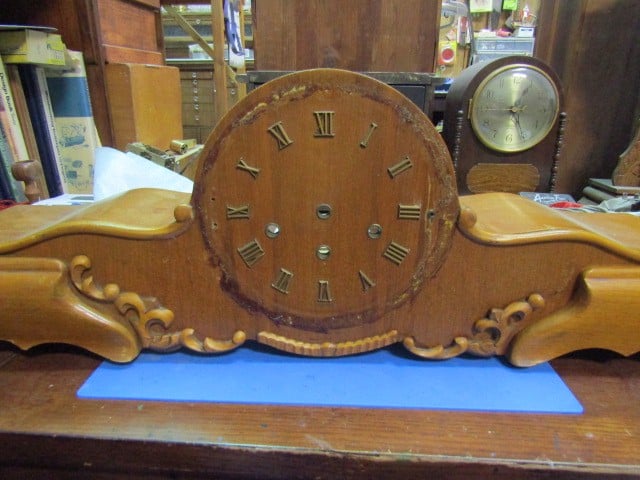 German 1958 Clock Before Restoration