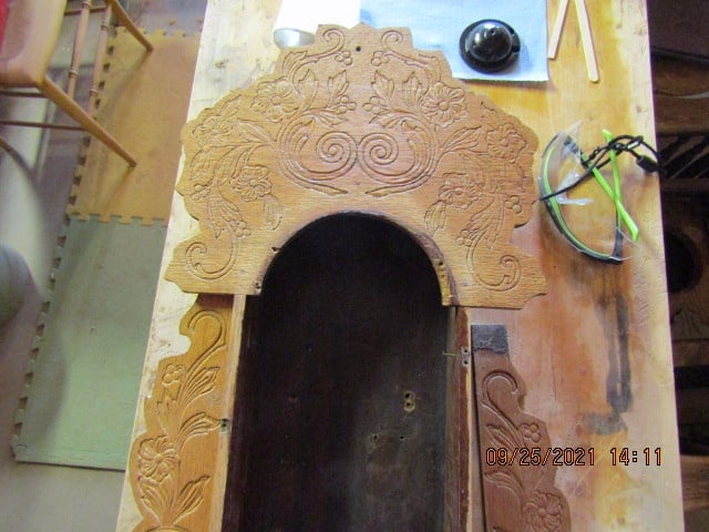 Gilbert Navy Clock Before Restoration