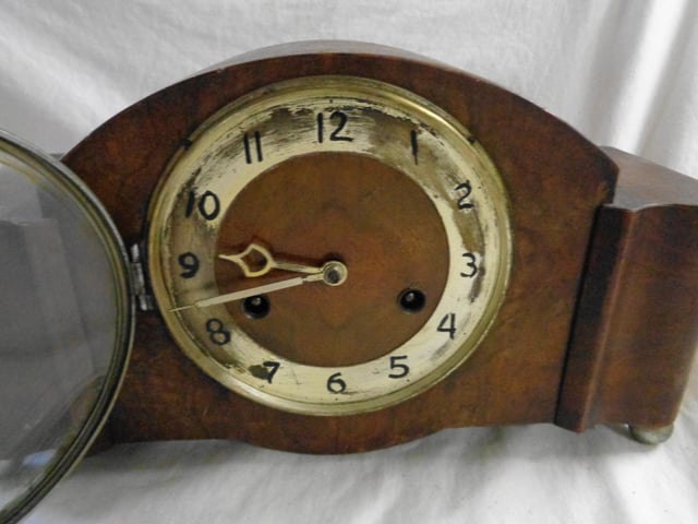 Hamburg America German Clock Before Restoration