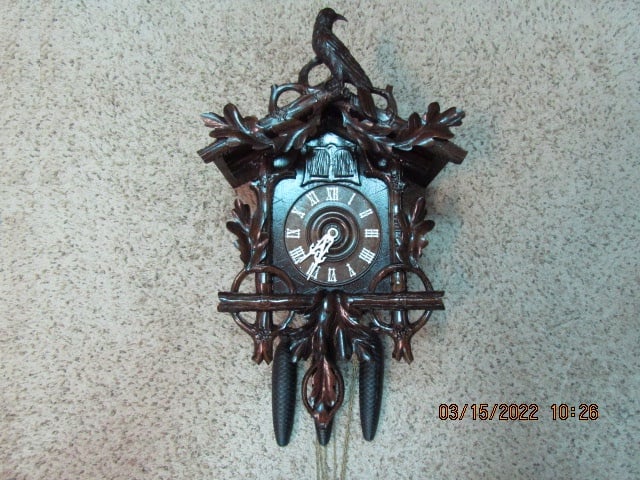 Quail Cuckoo Clock After Restoration